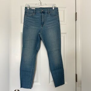 Gap denim blue jeans size 30 10 short raw hem